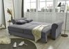 Schlafsofa >ANGELINA LUX. 3DL< Liegefläche 198x165cm, ash - 250x95x125 (BxHxT) Bild 3