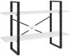vidaXL Bücherregal 5 Fächer Weiß 100x30x175 cm Holzwerkstoff 3081998 Bild 5