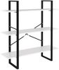vidaXL Bücherregal 5 Fächer Weiß 100x30x175 cm Holzwerkstoff 3081998 Bild 4
