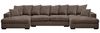 Kaiser Möbel Ecksofa Ecksofa, Sofa U-form, Couch U-form Gabon stoff Zoom, mit Relaxfunktion Bild 4