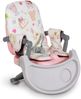 Moni Kinderstuhl Kiwi, Kinder Stuhl-, Sitzerhöhung, Boostersitz, Tisch, klappbar rosa Kuchen Bild 2