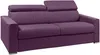 Vente-unique - VIZIR Sofa Stoff Violett - B 223 cm94 cm x H 110 cm95 cm x L 216 cm Bild 1