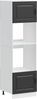 vidaXL Herdumbauschränke 2 Stk. Kalmar Schwarz Holzwerkstoff 3315032 Bild 2