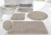 OTTO home Badematte Rabbit Badematten, Badvorleger, Badezimmer Teppich, Höhe 30 mm, rutschhemmend beschichtet, schnell trocknend, strapazierfähig, fußbodenheizungsgeeignet, Polyester, rechteckig, 3-tlg. Stand-WC Set, Kaninchenfell-Haptik, Badteppich, r... Bild 2