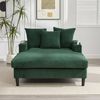 Odikalo Schlafsofa Chaiselongue Loungesofa Polstersofa Freizeitsofa USB Velvet Mehrfarbig Bild 2