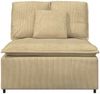vidaXL Modulares Sofa Mittelmodul mit Kissen Graugrün 100 cm 4104441 Bild 3
