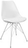 4er Set Design-Klassiker Stuhl NORWAY weiss-weiss Retro Bild 3