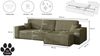 Kaiser Möbel Ecksofa mit schlaffunktion und bettkasten, Eckcouch BEST XL stoff Poso, Mit Bettfunktion und Bettzeugfach Bild 2
