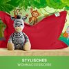 Green Bean® Kinder-Sitzsack 70x100cm & 70 Liter EPS-Perlen Füllung - Indoor & Outdoor Bean Bag Sitzkissen - Dunkelrot Bild 3