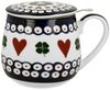 DUO ETNO 34387 Fassbecher 430 ml mit Teesieb INDIGO mit Teesieb, New Bone China Porzellan Bild 2