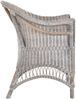 Krines Home Esszimmersessel Rattansessel Landhaus Flechtsessel Wintergarten Sessel Korbsessel, mit Armlehnen, Natur Rattan Bild 2