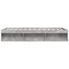 vidaXL Bettgestell Betongrau 150x200 cm 3203869 Bild 3