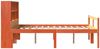 vidaXL Massivholzbett mit Regal ohne Matratze Wachsbraun 120x200 cm 3322033 Bild 5