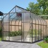 Vitavia Gewächshaus "Dione 9900" inkl. Stahlfundamentrahmen, schwarz, 9,9 m²,4 mm HKP Bild 2