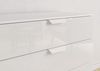rauch Aditio Box, Kommode, 2 Schubladen, mit Glasfront, mit Softclose-Funktion, Farbe Weiß, BxHxT 80x81x42cm Bild 5