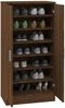 vidaXL Schuhschrank Braun Eichen-Optik 55x35x108 cm Holzwerkstoff 342670 Bild 4