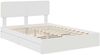 vidaXL Aufbewahrungsbett mit Kopfteil Weiß 160 x 200 cm Holzwerkstoff 3412255 Bild 4