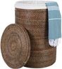 Rattan Wäschekorb Cleo Braun XL Bild 2