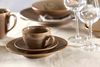 Ritzenhoff & Breker Sahara Kaffeetasse mit Untertasse 6er Set - Dunkelbraun Bild 3