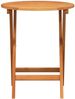 vidaXL Gartentisch Natur 60 x 60 x 72 cm Massivholz Akazie 4105491 Bild 4