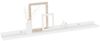 vidaXL Wandregale 4 Stk. Weiß 80x9x3 cm 326662 Bild 3
