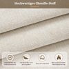 Polsterbett,Doppelbett,160 x 200cm,Bett mit Lattenrost, gepolstertes Kopfteil, Beige Chenille Bild 4