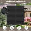 235 L Mülleimer mit Doppeldeckel & Ausziehbarer Auffangschale & Griff Outdoor Mülltonne Schwarz Bild 3