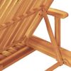 vidaXL Sonnenliege 2 pcs Rot 200 x 67 x 84cm Massivholz Akazie 3325180 Bild 5