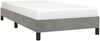 vidaXL Bettgestell ohne Matratze Hellgrau 90x190 cm Samt 346946 Bild 4