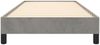 vidaXL Bettgestell ohne Matratze Hellgrau 90x190 cm Samt 346946 Bild 5