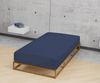 biberna Jersey-Elastic-Spannbetttuch 0077866, marine, 1x 180x200 cm - 200x220 cm Bild 3