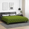 vidaXL Winterbettdecke Grün und Anthrazit 220 x 240 cm Mikrofaser 42025689 Bild 4