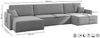 Wohnlandschaft mit Schlaffunktion Sofa LOUIS Stoff Salvador Honiggelb Bild 4