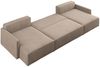 Wohnlandschaft mit Schlaffunktion Sofa LOUIS Stoff Salvador Honiggelb Bild 2