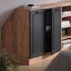 Küchenschrank für Dachschrägen R-Line Anthrazit Landhaus 80 cm mit 2 Türen, Schrankkorpus 60 cm Tiefe Vicco Bild 4