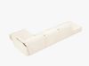 Micadoni Ecksofa Kaelle 5-Sitzer Rechts Chenille Over The Horizon Helles Beige Bild 3