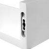 Regal 3er Set Wandregal, MDF Holz, Tiefe 15cm, 60/45/30cm, Weiß U-Form Wandboard LWS66W Bild 5