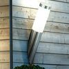 Wandlampe, Edelstahl, silber, H 40 cm Bild 4