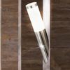 Wandlampe, Edelstahl, silber, H 40 cm Bild 5