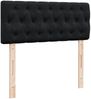 vidaXL Boxspringbett mit Matratze Schwarz 120x200 cm Samt 3287718 Bild 5