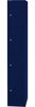 Bisley Schließfachschrank Office, 1 Abteil, 4 Fächer, T 457 mm, Farbe oxfordblau Bild 3