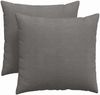 vidaXL Sofakissen 2 Stück Hellgrau 45 x 45 cm Cordstoff 42013946 Bild 2