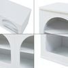 Fernsehtisch Trorhun 140x38x48 cm Weiß [en. casa] Bild 5