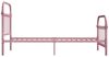 vidaXL Bettgestell Rosa Metall 100 × 200 cm 284511 Bild 3