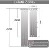 Sunicol Outdoorvorhang Outdoor Vorhang mit Ösen, Transparent, Sonnenschutz (1 St), Sichtschutz für Aussen Balkon Terrasse Rasen Bild 4