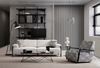 Sitzgruppe/Sofa Set - Wohnzimmergarnitur "Cornflower" 3+3+1-Grau Bild 2
