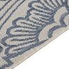 vidaXL Outdoor-Teppich Flachgewebe 200x280 cm Blaues Muster 340833 Bild 4