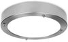LED Deckenleuchten im 2er SET fürs Bad aus gebürstetem Stahl & Glas, Ø 28 cm Bild 2