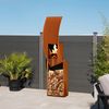 HOME DELUXE Gartenkamin mit Holzlager SWING - Made in Germany Bild 2
