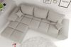 99rooms Antalya Ecksofa Cordstoff POSO Greige Links mit Schlaffunktion Bild 4